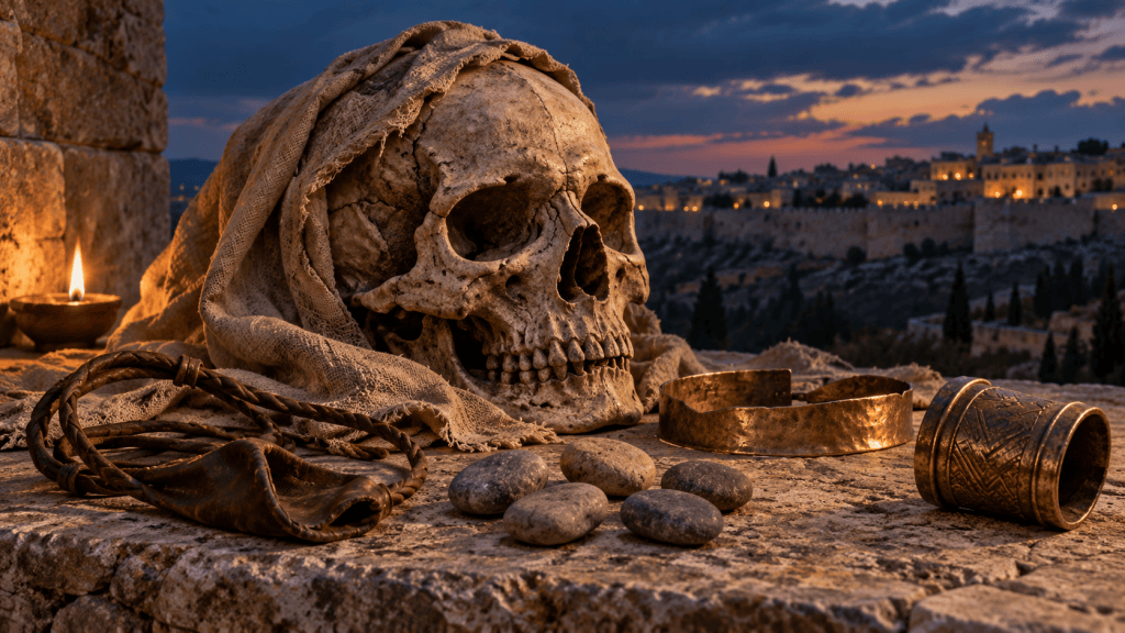 The Skull David Brought to Jerusalem